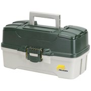 Plano Plano Molding Co 620304 3 Tray Green & White Tackle Box 206955